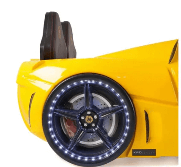 USCarbed Moon Luxury Twin Race Car Bed