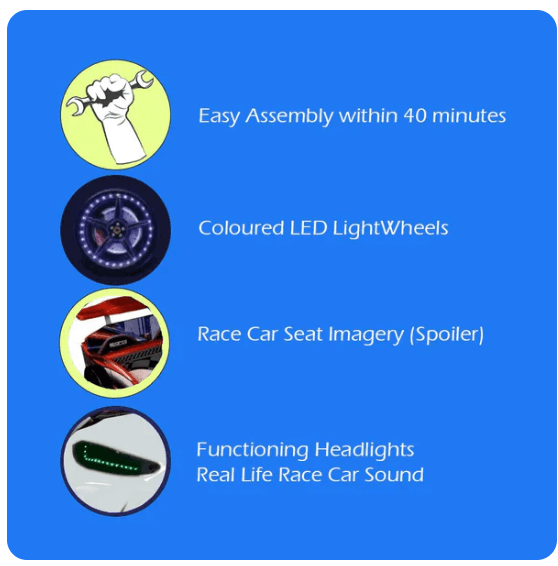 USCarbed GT1 Twin Race Car Bed