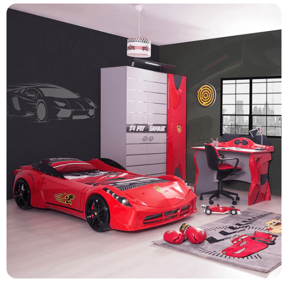 USCarbed Spyder Twin Race Car Bed