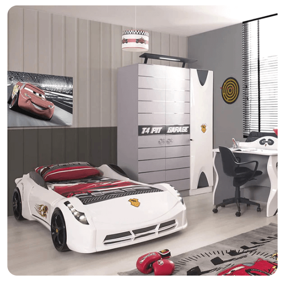 USCarbed Spyder Twin Race Car Bed