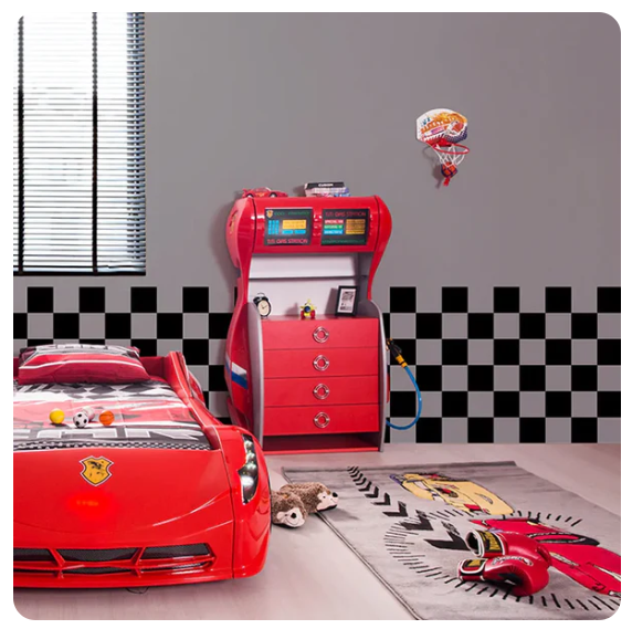 USCarbed Gas Pump Kids Bedroom Dresser