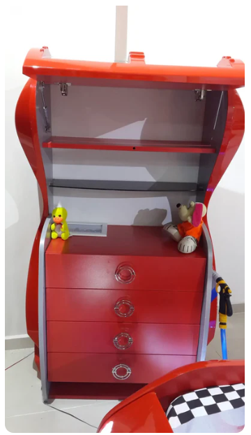 USCarbed Gas Pump Kids Bedroom Dresser