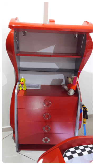 USCarbed Gas Pump Kids Bedroom Dresser