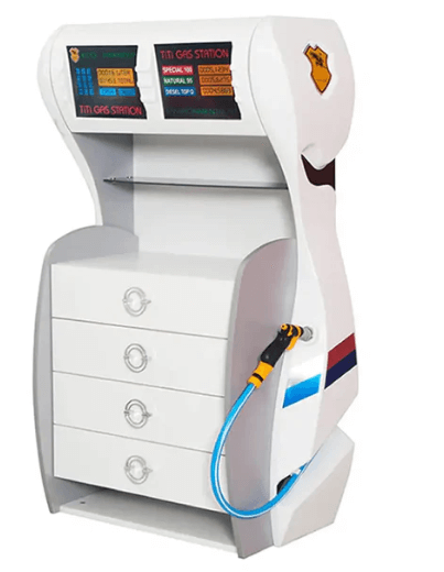 USCarbed Gas Pump Kids Bedroom Dresser