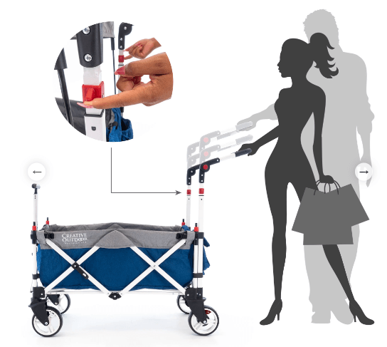 Creative Wagons Pack & Push Compact Stroller Wagon