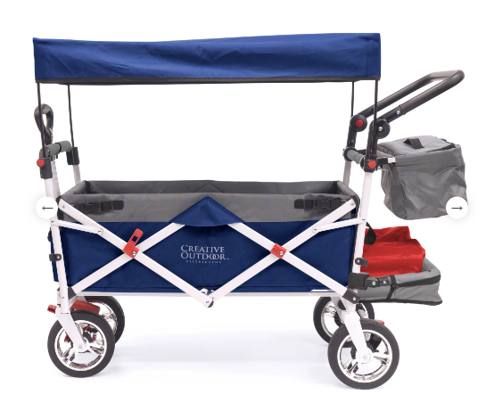 Creative Wagons Silver Series Stroller Wagon