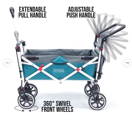 Creative Wagons Titanium Series Stroller Wagon