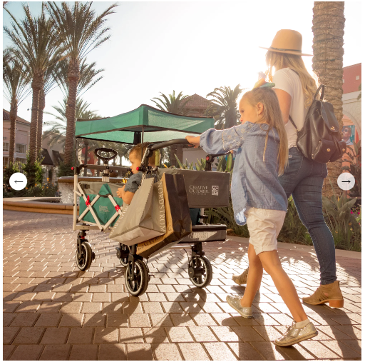 Creative Wagons Titanium Series Stroller Wagon