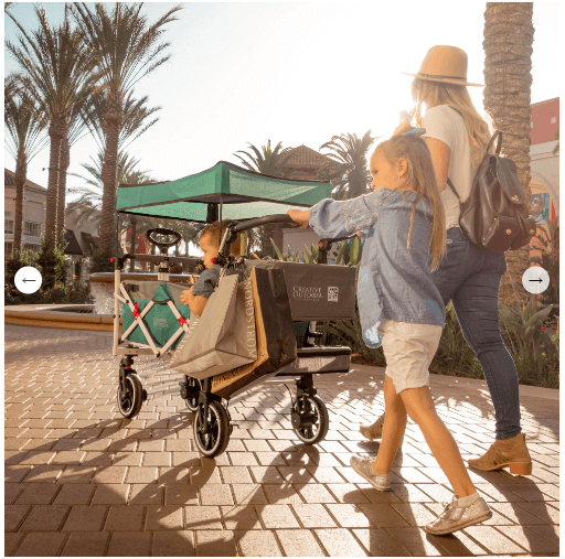 Creative Wagons Titanium Series Stroller Wagon