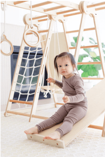 Mommy's Little Helper Climb N' Swing Children's Indoor Play Gym