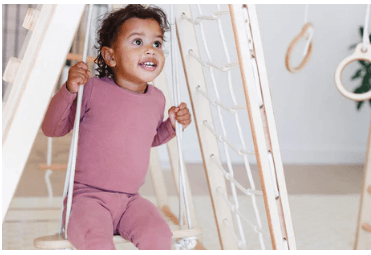 Mommy's Little Helper Climb N' Swing Children's Indoor Play Gym