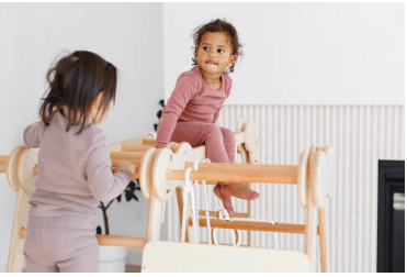 Mommy's Little Helper Climb N' Swing Children's Indoor Play Gym