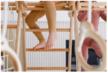 Mommy's Little Helper Climb N' Swing Children's Indoor Play Gym