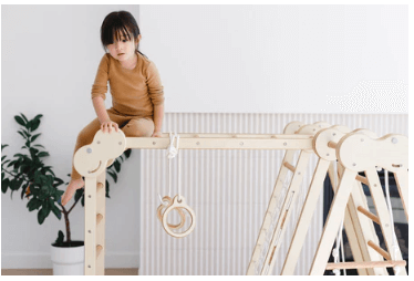 Mommy's Little Helper Climb N' Swing Children's Indoor Play Gym