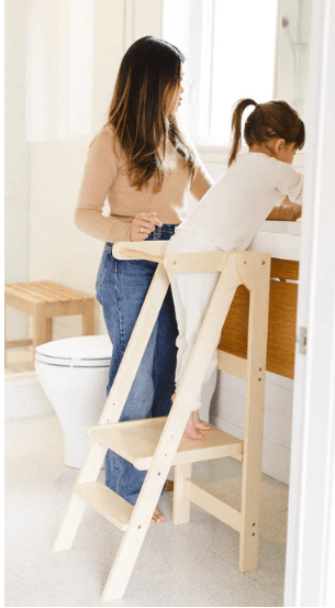 Mommy's Little Helper Adjustable Natural Learning Tower