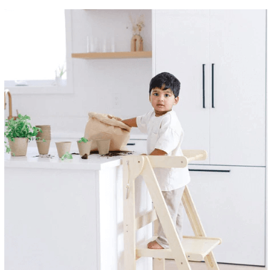Mommy's Little Helper Adjustable Natural Learning Tower