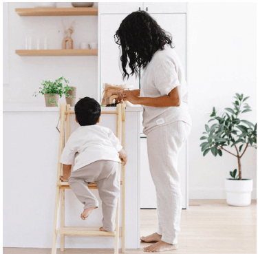 Mommy's Little Helper Adjustable Natural Learning Tower