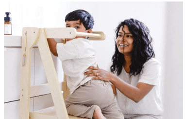 Mommy's Little Helper Adjustable Natural Learning Tower