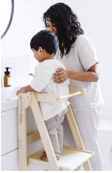 Mommy's Little Helper Adjustable Natural Learning Tower
