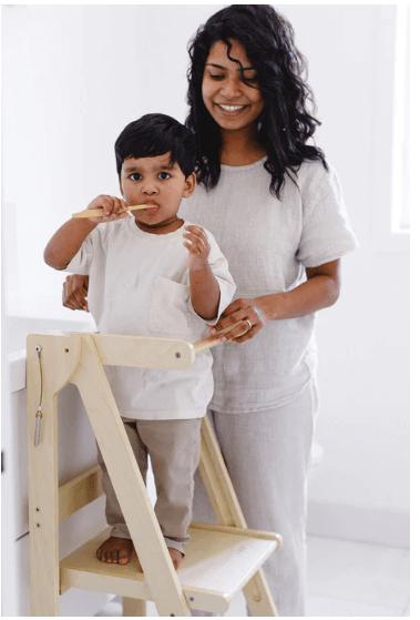 Mommy's Little Helper Adjustable Natural Learning Tower