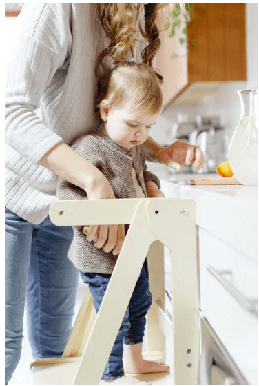 Mommy's Little Helper Adjustable Natural Learning Tower