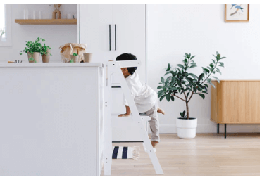 Mommy's Little Helper Adjustable White Learning Tower