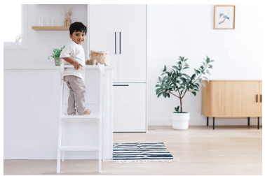 Mommy's Little Helper Adjustable White Learning Tower