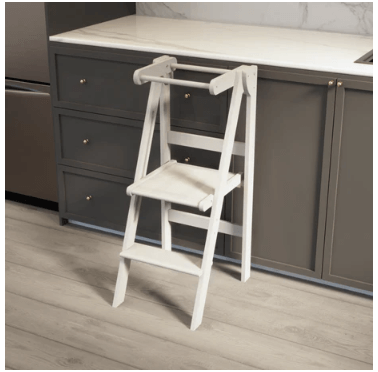 Mommy's Little Helper Adjustable White Learning Tower