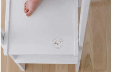 Mommy's Little Helper Adjustable White Learning Tower