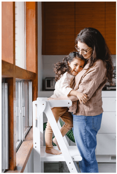 Mommy's Little Helper Adjustable White Learning Tower