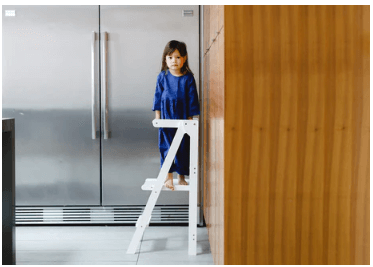 Mommy's Little Helper Adjustable White Learning Tower