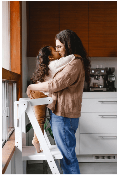 Mommy's Little Helper Adjustable White Learning Tower