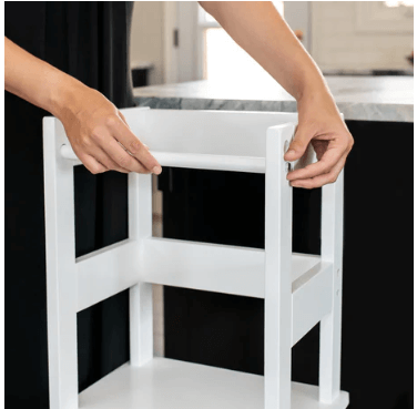 Mommy's Little Helper White Enamel Classic Learning Tower