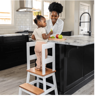 Mommy's Little Helper Early American White Classic Learning Tower