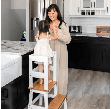 Mommy's Little Helper Early American White Classic Learning Tower