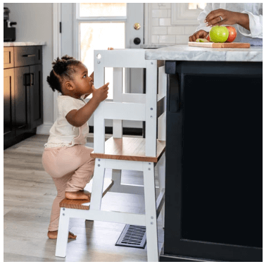 Mommy's Little Helper Early American White Classic Learning Tower