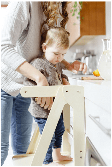 Mommy's Little Helper Fold N' Store Learning Tower Buddy Bundle