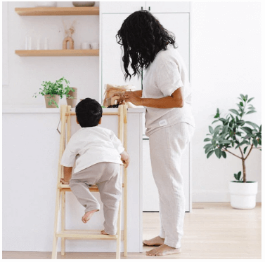 Mommy's Little Helper Fold N' Store Learning Tower Buddy Bundle