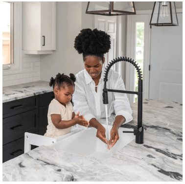 Mommy's Little Helper Classic Learning Tower Walnut White