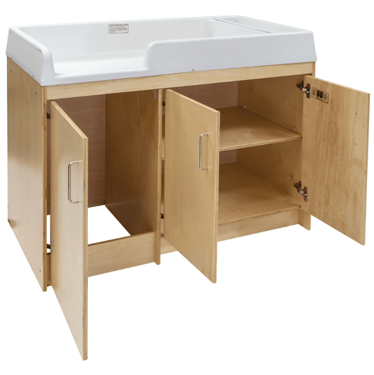 Tot Mate Birch Baby Changing Table With Stairs