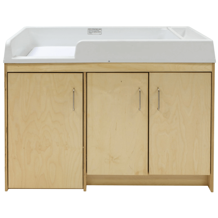 Tot Mate Birch Baby Changing Table With Stairs
