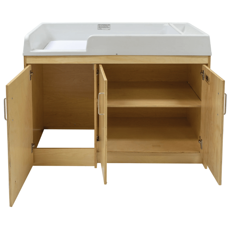 Tot Mate Birch Baby Changing Table With Stairs