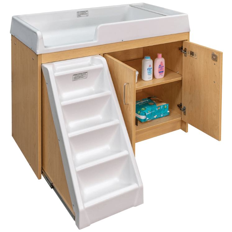 Tot Mate Toddler Changing Table With Stairs