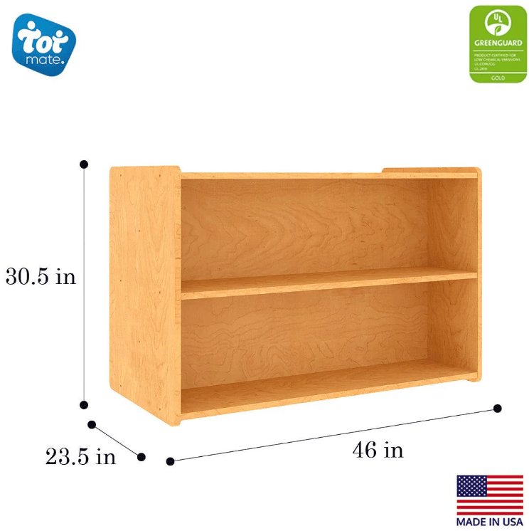 Tot Mate Preschool Double-Sided Storage Shelf