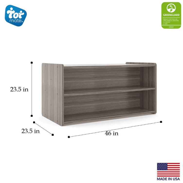 Tot Mate Toddler Double-Sided Storage Shelf