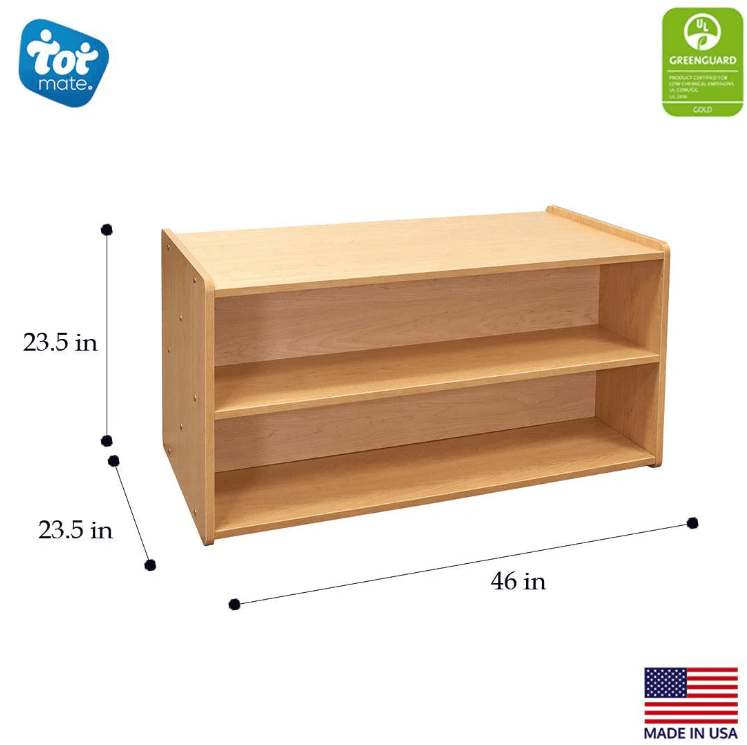 Tot Mate Toddler Double-Sided Storage Shelf