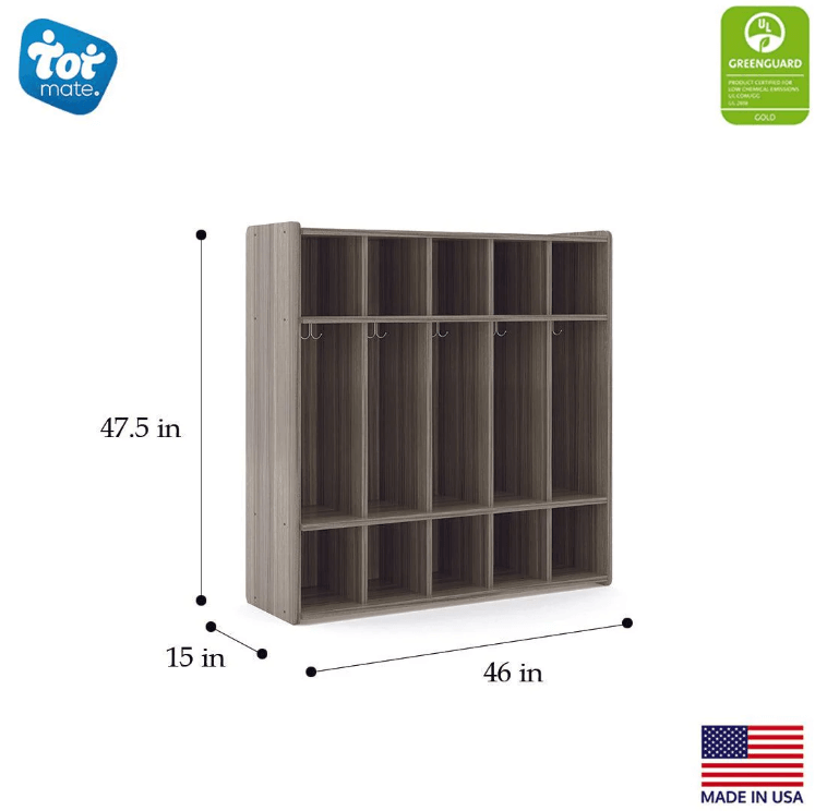 Tot Mate Preschool Lockers with Cubbies