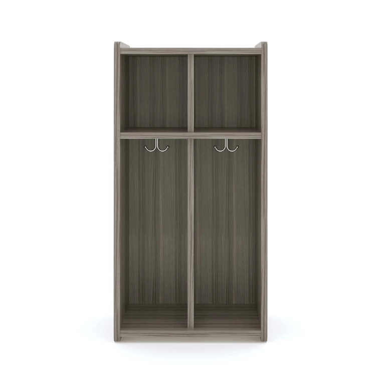 Tot Mate 2-Section Wall Locker with Cubbies