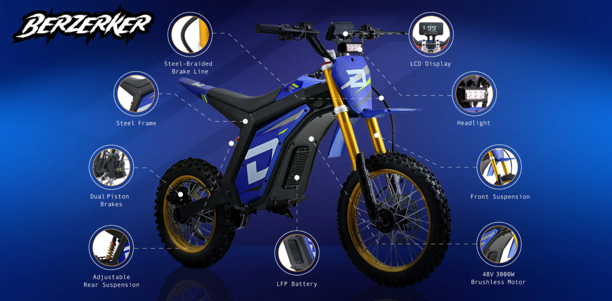 Droyd Berzerker Electric Dirt Bike