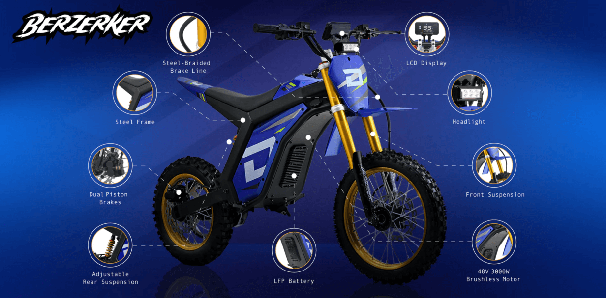 Droyd Electric Berzerker Dirt Bike
